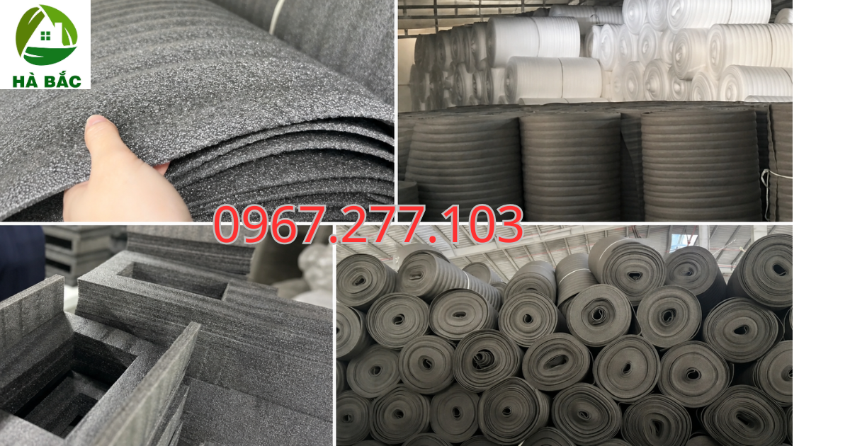 Mút xốp Pe Foam màu đen