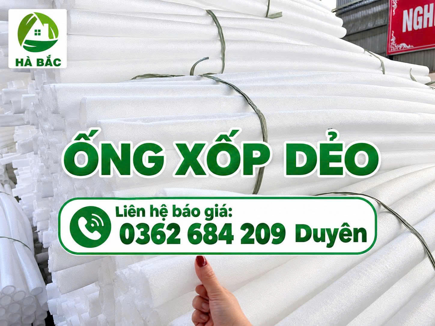 ống xốp dẻo