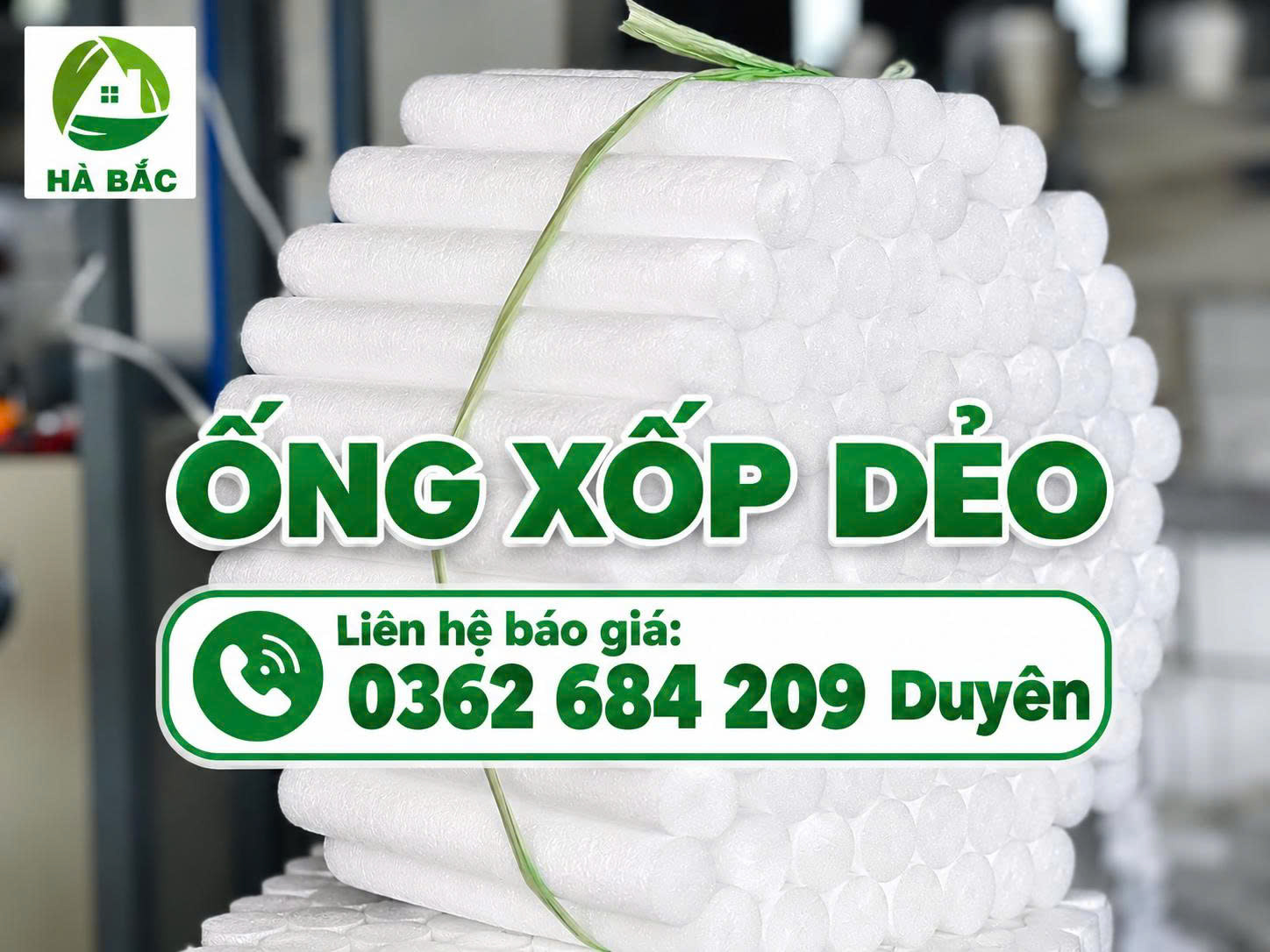 ống xốp dẻo
