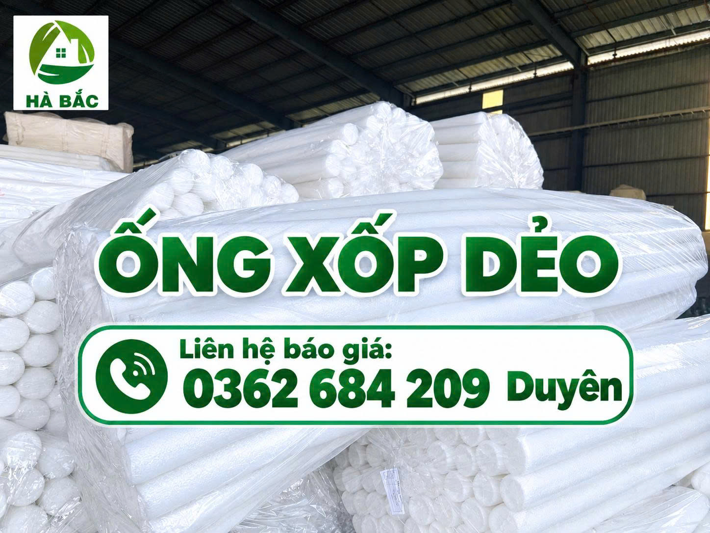 ống xốp dẻo
