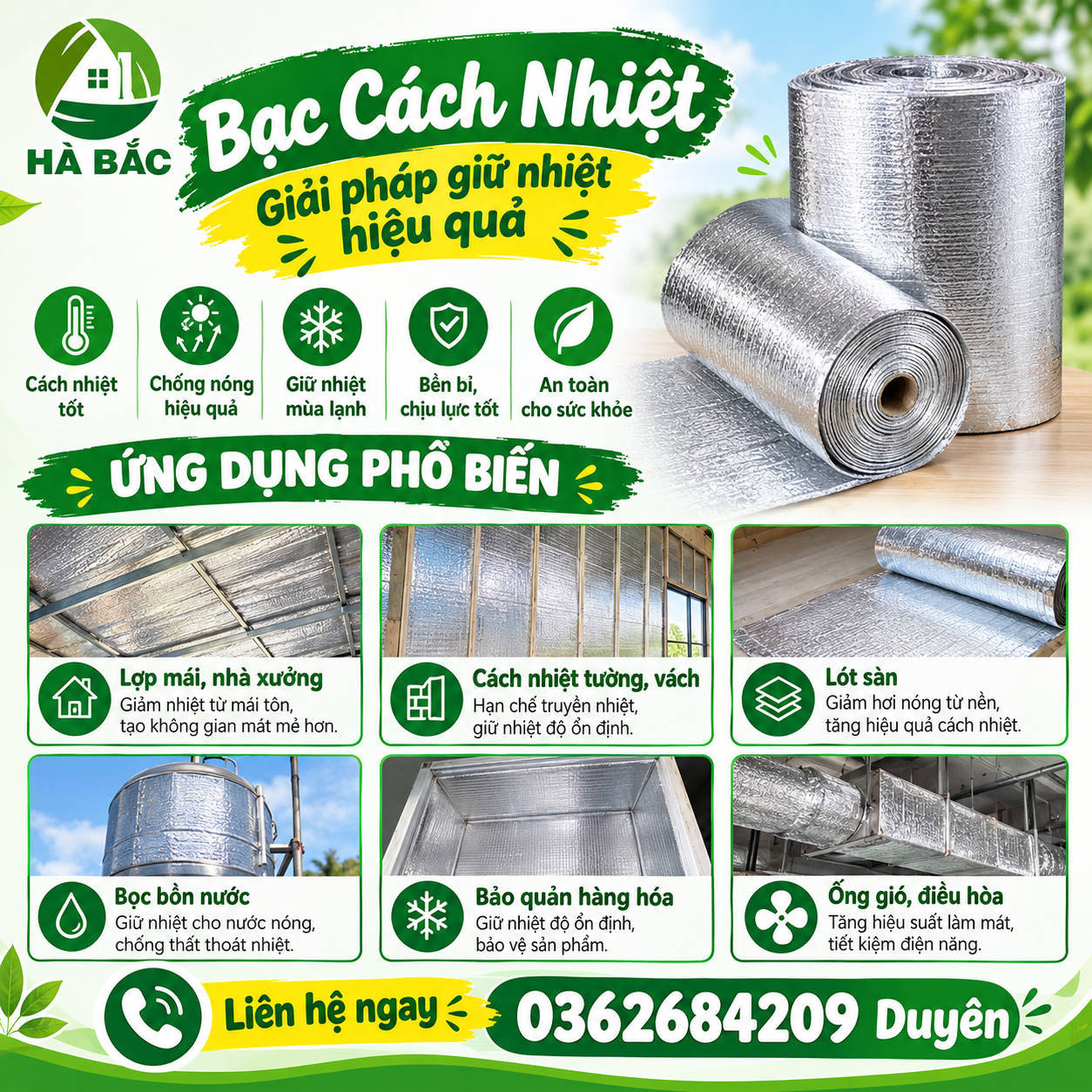 Ứng dụng của bạc các nhiệt