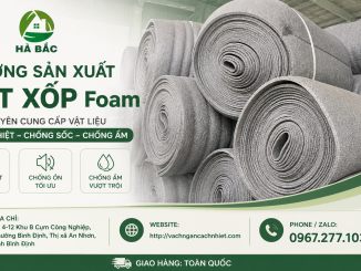 Mút xốp PE Foam đen 2mm