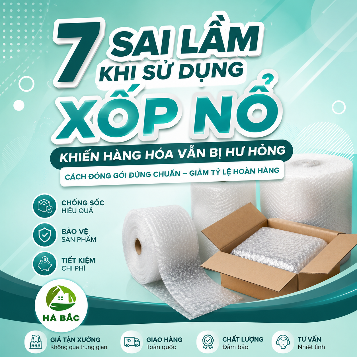 7 sai lầm khi sử dụng xốp nổ khiến hàng hóa vẫn bị hư hỏng