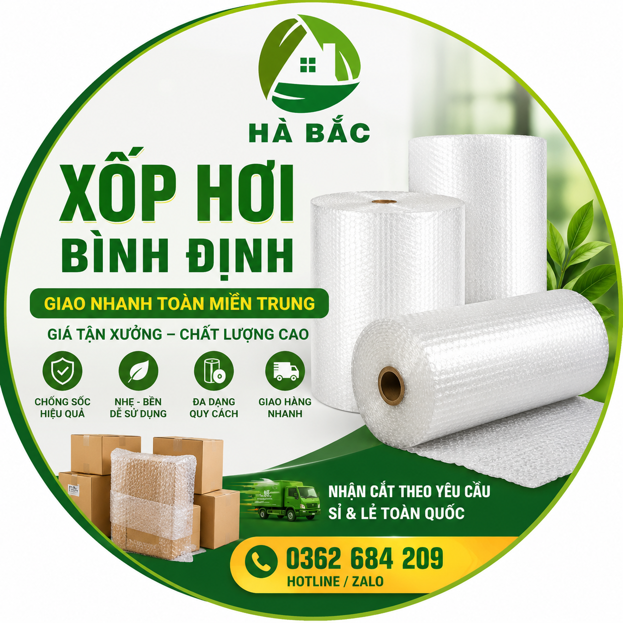 Xốp hơi Bình Định