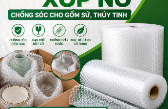 Xốp nổ chống sốc cho gốm sứ, thủy tinh