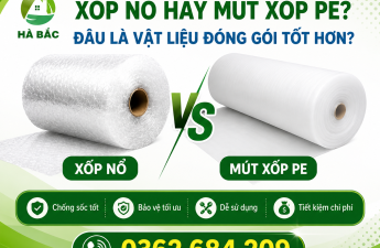 xốp nổ hay mút xốp PE tốt hơn