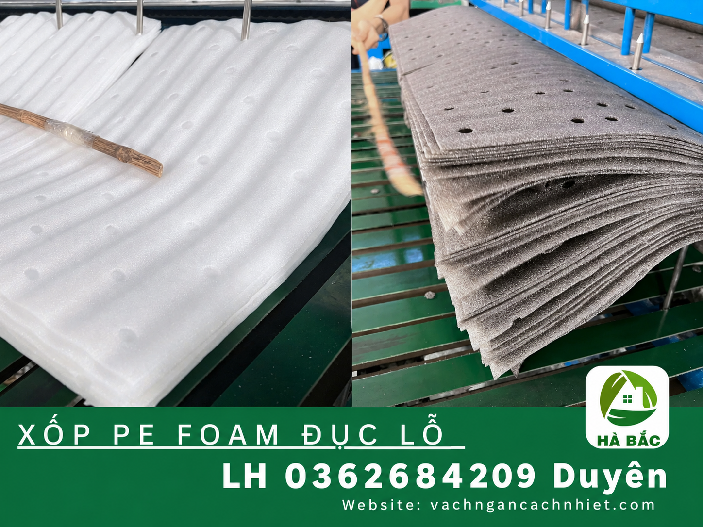 Màng PE Foam đục lỗ